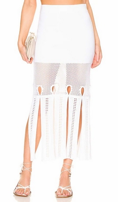 White Alexis Kiara Skirt