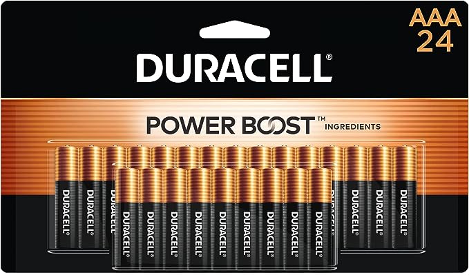 Duracell Coppertop AAA Batteries with Power Boost Ingredients