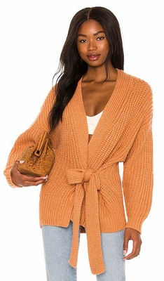 Tangerine Amuse Society Dawn Knit Sweater