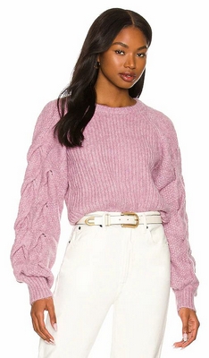 Lavender Astr Label Lizette Sweater