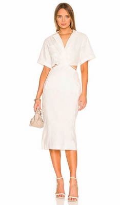 White Astr Label Corsica Dress