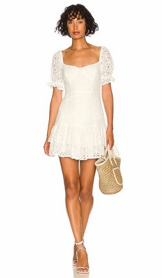 White Astr Label Roseville Dress