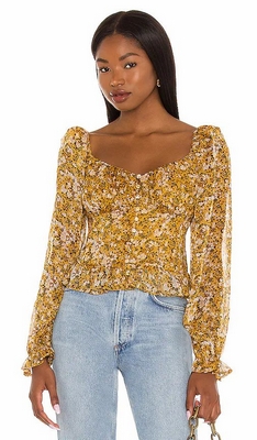 Yellow Astr Label Concord Top