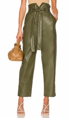 Olive Bardot Hartley Vegan Leather Pant