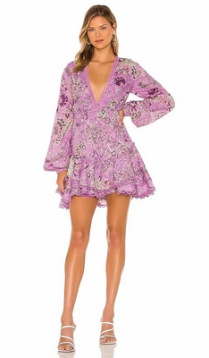 Lavender Hemant and Nandita Mavi Mini Dress
