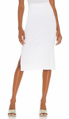 White One Grey Day Shani Skirt