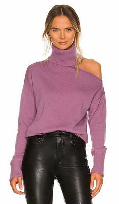 Purple Paige Raundi Sweater