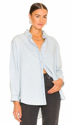 Baby Blue Rolla's Super Slouch Shirt
