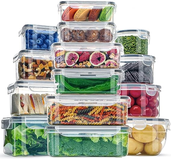 BPA-Free Plastic Lunch Boxes for Food Storage: Airtight with Lids Your Healthy and Secure Mealtime Solution