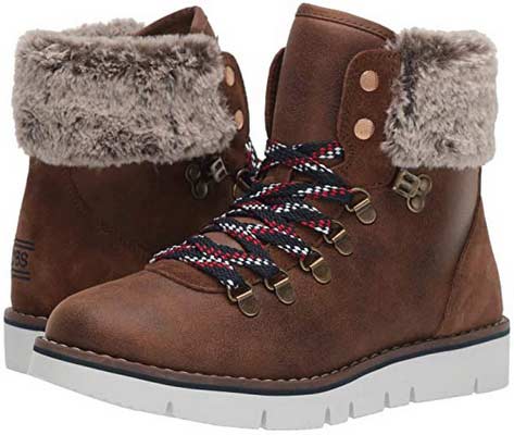 BOBS from SKECHERS Bobs Rocky Urban Hiker Women's Shoes Lace Up Boots