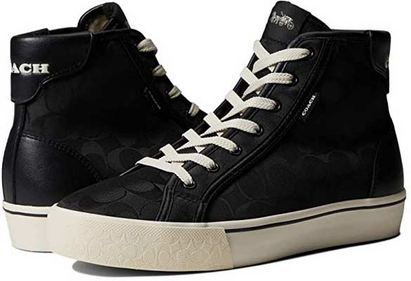 COACH Citysole Sig Recycled High-Top Female Shoes Lifestyle Sneakers