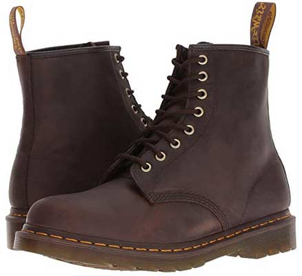 Dr. Martens 1460 Crazy Horse Leather Boots Female Shoes Lace Up Boots