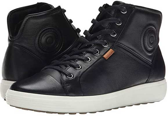 ECCO Soft 7 High Top Female Shoes Lifestyle Sneakers