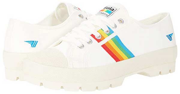 Gola Coaster Peak Rainbow Female Shoes Lifestyle Sneakers