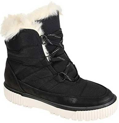Journee Collection Comfort Foam Slope Winter Boot Female Shoes Ankle Booties