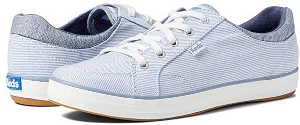Keds Center II Chambray Mini Stripe Female Shoes Lifestyle Sneakers