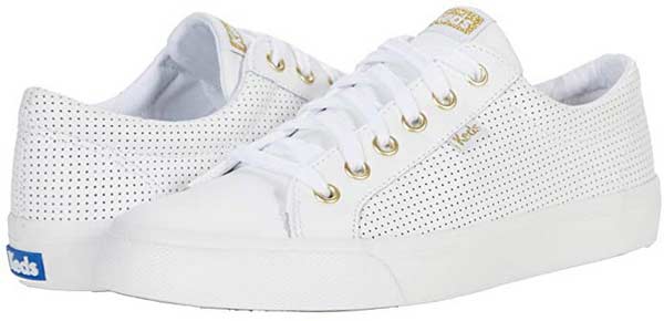 Keds Jump Kick Perf Leather Female Shoes Lifestyle Sneakers