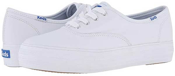 Keds Triple Leather Female Shoes Lifestyle Sneakers