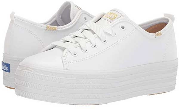 Keds Triple Up Leather Female Shoes Lifestyle Sneakers