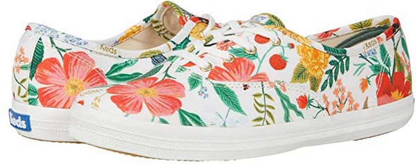 Keds x kate spade new york Champion Rifle Paper Botanical Canvas Female Shoes Lifestyle Sneakers