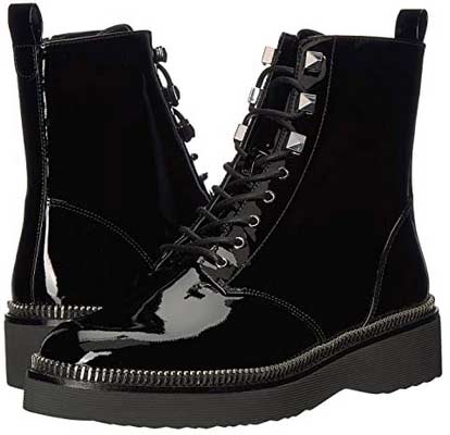Michael Kors Haskell Bootie Female Shoes Lace Up Boots