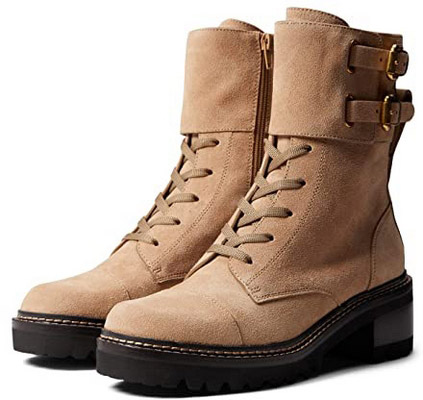 See by Chloe Mallory Ankle Boot Women's Shoes Lace Up Boots