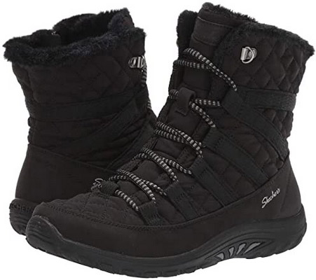 SKECHERS Reggae Fest Moro Rock Female Shoes Winter and Snow Boots
