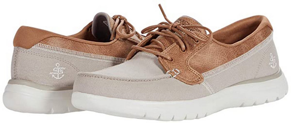 SKECHERS Performance On-The-Go Flex Canvas Boat Shoe Female Boat Shoes