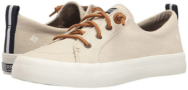 Sperry Crest Vibe Washed Linen Female Shoes Lifestyle Sneakers