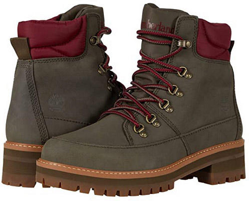 Timberland Courmayeur Valley Waterproof Leather and Fabric Hiker Female Hiking Boots